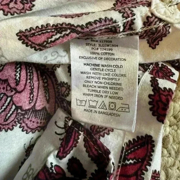 Jogal Shirt Men's Medium Banana Pattern Button Up Short Sleeve Tropical Leaf - Picture 11 of 11